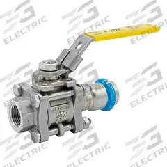 APOLLO Ball Valve: 1 1/2 in, Stainless Steel, Straight Valve Body, Press x NPT, Full Port Ball Port (MPN 123457489). Key specifications — Brand: APOLLO; Handle: Lever.