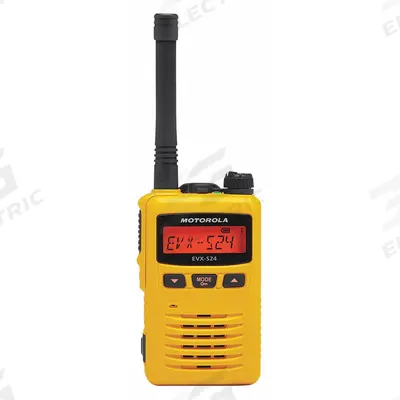 MOTOROLA Handheld Two Way Radio: EVX-S24 Series, UHF, Analog and Digital, DMR, 3 W - UHF Business Radios