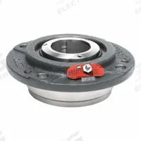 MOLINE BEARING 4 Bolt Flange Bearing: Spherical Roller, 2 3/4 in Bore, Cast Iron, Concentric Collar (MPN 19631212). Key specifications — Bore Type: Cylindrical; Brand: MOLINE BEARING; Lubricant Material: LC-2 Lithium Complex Grease; Mounting Bolt Size: 5/8 in; Split Housing: Not Split; System of Measurement: Inch.