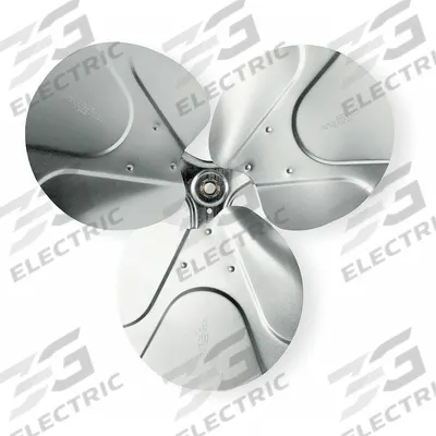 Dayton Propeller: Clockwise Facing Discharge, 20 in Propeller Dia. (In.), 3 Blades - HVAC and Refrigeration