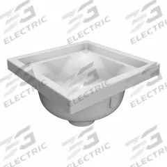 ZURN Floor Sink: 14 in Overall Wd, 6 3/8 in Sump Dp, 2 in Nominal Pipe Size, Solvent Weld, Square (MPN FS12-6-PV2). Key specifications — Color: White; Connection Type: Solvent Weld; Brand: ZURN; Finish: White.
