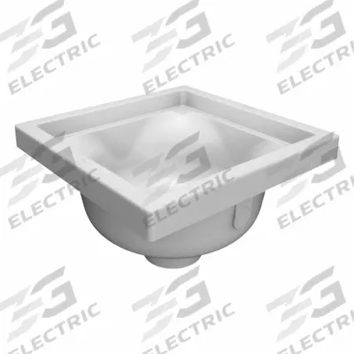 ZURN Floor Sink: 14 in Overall Wd, 6 3/8 in Sump Dp, 2 in Nominal Pipe Size - Open Floor Sinks