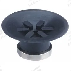 SMC Vacuum Pad: Flat with Ribs, w/o Adapter, 25 mm Pad Dia, Urethane Rubber, Brown, 60A (MPN ZP25CU). Key specifications — attr1019101: ZP25CU; attr1019103: SMC; attr1019107: 60A.