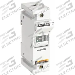 BUSSMANN Fuse Block: Finger-Safe, 1 Pole, 600 V AC, DIN Rail Mounting, Box Lug Termination (MPN CH30J1I). Key specifications — Brand: BUSSMANN.