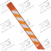 Marking Stake: Fiberglass Reinforced Polyester, 3 3/4 in Post Wd, Straight Post End, Orange/White (MPN 96922). Key specifications — Brand: APPROVED VENDOR; Features: Corrosion-Resistant; Post End Style: Straight; Post Color: Orange; Reflective Stripe Color: Orange/White; Post Material: Fiberglass Reinforced Polyester; Reflector Color: No Reflector.
