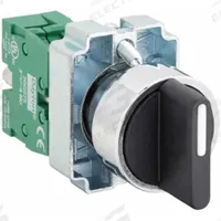 DAYTON Selector Switch: 22 mm Panel Mounting Size, 2 Positions, Short Lever, 1NO, Metallic (MPN 30G265). Key specifications — AC Contact Rating: 10 A @ 600 V; Action: Maintained/Maintained; Cam: No Cam Included; DC Contact Rating: 2.5 A @ 600 V; Operator Head Material: Plastic; Operator Head Type: Short-Handled Knob; Operator Illumination: Non-Illuminated; Switch Function @ 1st Position: Off.