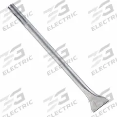 MILWAUKEE Chisel Bit: 2 in Head Wd, 12 in Overall Lg, 45/64 in Shank Dia (MPN 48-62-4085). Key specifications — attr253714: Troughs; attr277143: MILWAUKEE.