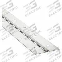 APPROVED VENDOR Piano Hinge: Stainless Steel, 48 in Leaf Ht, 1 in Leaf Wd (MPN 1CAL7). Key specifications — Material: Stainless Steel.