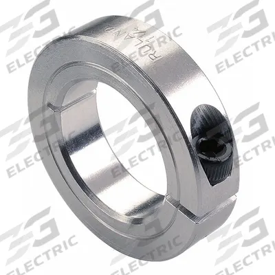 RULAND MANUFACTURING Shaft Collar: 1-Piece, Inch, Round, Clamp-On, 7/16 in Bore Dia, Aluminum - Aluminum Shaft Collars