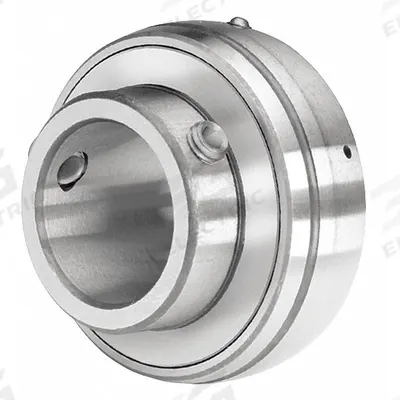 TRITAN Insert Bearing: SSUC207-23, 1 7/16 in Bore, 2 53/64 in OD, 0.787 in Outer Ring Wd - Food-Grade Spherical Insert Bearings