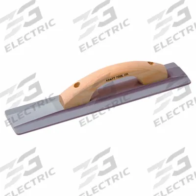 KRAFT TOOL Hand Float: Blade Material Magnesium, Blade Shape Square, Broken-In - Concrete Hand Floats