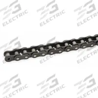 TSUBAKI Roller Chain: Single Strand, 40, 1/2 in Pitch, Steel, 10 ft Overall Lg, Riveted Pin, Steel (MPN 40LAMRB). Key specifications — Brand: TSUBAKI.