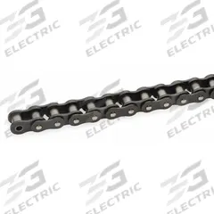 TSUBAKI Roller Chain: Single Strand, 40, 1/2 in Pitch, Steel, 10 ft Overall Lg, Riveted Pin, Steel (MPN 40LAMRB). Key specifications — Brand: TSUBAKI.