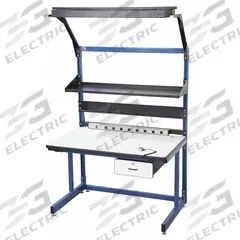 PRO-LINE Workstation: Adj Ht, Laminate, 60 in x 30 in, 850 lb Overall Load Capacity, Blue, Laminate (MPN BIB19). Key specifications — Brand: PRO-LINE; Height Adjustability: Adjustable Height.