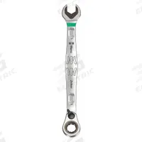 WERA Combination Wrench: Alloy Steel, Nickel Chrome, 33/64 in Head Size, 7 in Overall Lg, Offset (MPN 05020068001). Key specifications — attr309600: 33/64 in; attr309611: Nickel Chrome; attr309610: Alloy Steel; attr309604: Yes; attr309612: No; attr309613: No; attr309615: No; attr324932: WERA.