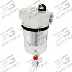SOLBERG T-Style Medical Vacuum Filter: 0.1 micron Rating, 99.995% Efficiency, 13 1/2 in Outside Dia (MPN HV-UL234/2G-400C). Key specifications — attr101190: HV-UL234/2G-400C; attr101207: Polycarbonate; attr101193: SOLBERG.