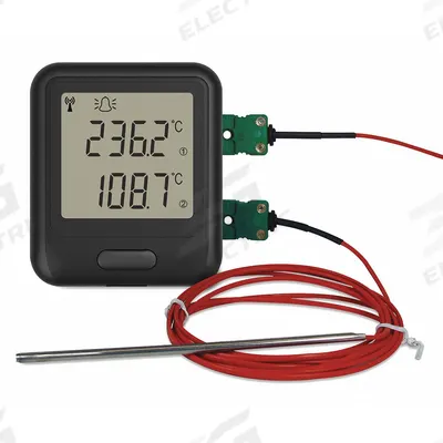 LASCAR Dual Channel Thermocouple: EL-WIFI-DTC, Temp, 2 Probes Included, Wireless - Temperature Data Loggers