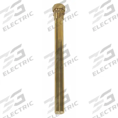 SPENCE Threaded Thermowell: Stainless Steel, For 15 5/8 in Stem Lg, 12 1/2 in Insertion Lg - Temperature Regulator & Duct Sensor Thermowells