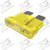 LITTELFUSE Automotive Fuse: ATOF Series, Fast-Acting, 20 A, 32 V DC, Indicating (MPN 0287020.PXCN). Key specifications — Series: ATOF; Brand: LITTELFUSE.