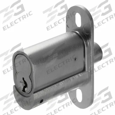 DELTA LOCK Plunger Lock: 2 1/2 in Lg, 7/8 in Wd - Locks for Sliding Doors