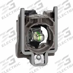 SCHNEIDER ELECTRIC Lamp Module: 22 mm Size, White, LED, 24 V AC/DC Rating, No Transformer (MPN ZB4BVB1). Key specifications — Compatible Operator: Selector Switch; Compatible with Series: XB4; Terminal Connection Type: Screw Clamp Terminals; Brand: SCHNEIDER; Manufacturer Part Number: ZB4BVB1; Includes Bulb: Bulb Included.