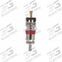 HALTEC Large Bore Valve Core: Large Bore Valve Core, 180° Valve Stem Angle, L-Shape, Brass, Metal (MPN A-145). Key specifications — Thread Size: 0.305-32; Valve Shape: L-Shape; Color: Brass; Product Type: Large Bore Valve Core; Material: Metal; Brand: HALTEC.