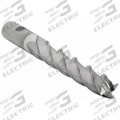 CLEVELAND Square End Mill: High Speed Steel, TiCN Coated, 4 Flute, 1-1/8" Mill Dia, 4" LOC (MPN C33421)