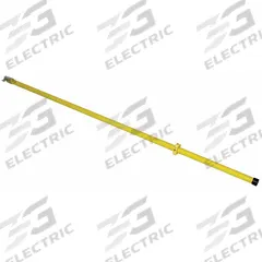 HDE 6' Fixed Lngth Fbrgls Hotstick: Fixed Lg, 6 ft to 6 ft, 500 kV Max. Volt Rating, Fiberglass (MPN S-6H). Key specifications — Color: Yellow; Stick Material: Fiberglass; Manufacturer Part Number: S-6H; Stick Length Type: Fixed Length; Brand: HDE; CAT Safety Rating: Not Rated.