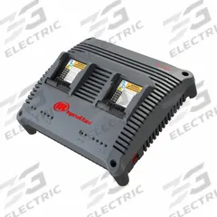 INGERSOLL RAND Battery Charger: Multi-Port Charging, For 12V DC/20V DC, 3 Ah Charged in 1-Hour (MPN BC1221). Key specifications — attr1255775: Standard; attr1255810: 20V DC; attr1255811: (2) 12V/20V; attr1255812: 110V AC.