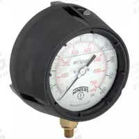 WINTERS Process Pressure Gauge: 0 psi to 60 psi, White, 4 1/2 in Dial, 1/4 in NPT Male, Bottom, PPC (MPN PPC5098-G-SG.). Key specifications — Brand: WINTERS; Pointer Color: Black; Accuracy: ±0.5%; Dial Color: White; Gauge Wetted Parts: Brass / Bronze; Case Material: Phenolic; Vibration Resistance Properties: Liquid-Filled; Pressure Range: 0 psi to 60 psi.