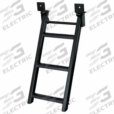 BUYERS PRODUCTS Retractable Truck Steps: 14 1/4 in Step Wd, 2 1/4 in Step Dp, Steel