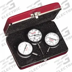 STARRETT Dial Indicator Set: 0 in to 0.025 in/0 in to 0.125 in/0 in to 1 in, Inch, Plunger (MPN S253Z). Key specifications — attr1184168: S253Z; attr1184178: 0-5-0; 0-25-0; 0-100; attr1184223: STARRETT; attr1200883: Dial Indicator Set; attr1184173: AGD 2; attr1184177: 0.0001 in.