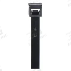 GRAINGER Cable Tie: 8 in Nominal Lg, 2 in Nominal Max. Bundle Dia., 0.3 in Wd, Outdoor Use, 100 PK (MPN 36J162). Key specifications — Outdoor Use: Yes; Color: Black; Brand: GRAINGER.