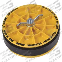 CHERNE Pipe Plug: Wing Nut, Inside Pipe, For 8 in Pipe, Natural Rubber Plug (MPN 270288). Key specifications — Handle Material: Zinc; Plate Material: ABS; Included Water Fill Port/Hose: Not Included.