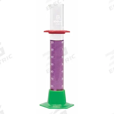 SIBATA Graduated Cylinder: 25 mL, B, To Contain (TC) - Class B Glass Graduated Cylinders