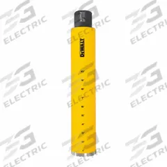 DEWALT Core Bit: 3 in Core Dia, 14 in Max Drilling Dp, 31 in Overall Lg, 1 1/4"-7 Shank Thread Size (MPN DW55016). Key specifications — attr253756: Brick; attr277144: DEWALT.