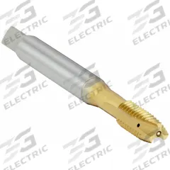 OSG Spiral Point Tap: 7/8"-9 UNC, 2B, 3 Flute, Plug Chamfer, TiN Coated Vanadium High Speed Steel (MPN 2634005)