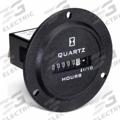 TRUMETER Hour Meter: Hour Meters, Front Panel Mounting, Analog, 10 V DC – 80 V DC, Analog, Tenth (MPN 732-0014). Key specifications — Mounting Style: Flush; Standards: UL; Bezel Face Shape: Round; Hour Unit Increment: Tenth; NEMA Enclosure Rating: 12; Brand: TRUMETER; Manufacturer Part Number: 732-0014; Meter Type_Broad: Analog.