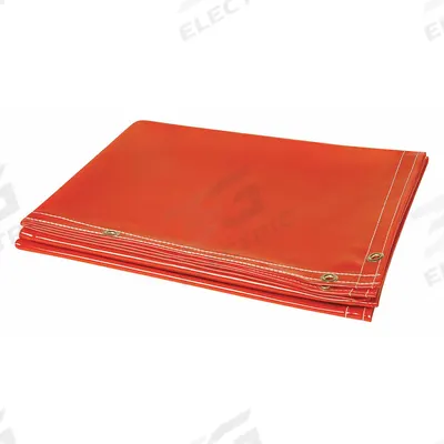 STEINER Welding Curtain: Vinyl, 6 ft Ht, 6 ft Wd - Heavy-Duty Tinted Transparent Welding Curtains