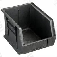 QUANTUM STORAGE SYSTEMS ESD Conductive Bin: 8 1/4 in x 10 3/4 in x 7 in, Black, 50 lb Load Capacity (MPN QUS239CO). Key specifications — Electrostatic Discharge: Electrostatic Discharge Conductive; Brand: QUANTUM STORAGE SYSTEMS; % Recycled Content: 0%.
