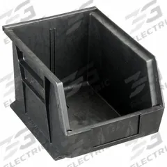 QUANTUM STORAGE SYSTEMS ESD Conductive Bin: 8 1/4 in x 10 3/4 in x 7 in, Black, 50 lb Load Capacity (MPN QUS239CO). Key specifications — Electrostatic Discharge: Electrostatic Discharge Conductive; Brand: QUANTUM STORAGE SYSTEMS; % Recycled Content: 0%.