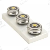 PBC LINEAR Linear Slide Roller Carriage: RRS, Size 18, 3-Roller Assembly, Roller (MPN RRS18). Key specifications — For Use With: Redi-Rail Sliders; Product Type: Roller; Carriage Material: Aluminum; For Rail Size: Size 18.