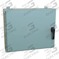 HAMMOND Enclosure: Steel, 24 in x 30 in x 8 in, NEMA 12/13/3R/4, Solid Cover, Hinged (MPN HW24308GYHK). Key specifications — Closure Method: Handle; Brand: HAMMOND; Knockouts: Not Included.