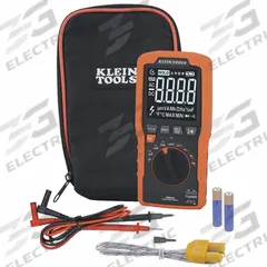 KLEIN TOOLS Digital Multimeter: TRMS, CAT III 600V, 600 V Max AC Volt Measurement (MPN MM450). Key specifications — Instrument Counts: 4,000; Brand: KLEIN TOOLS; Calibration Certificate Included: Not Included.
