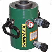 SIMPLEX Hollow Hydraulic Ram: 36 ton Nominal Capacity, 7 in Nominal Stroke Lg, 1.31 in, RCD (MPN RCD307A). Key specifications — attr1099385: 1.31 in.