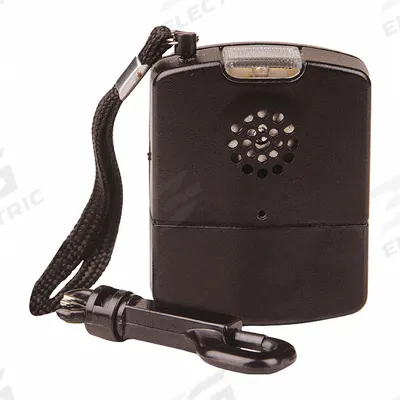 SAFETY TECHNOLOGY INTERNATIONAL Personal Protection Alarm: Audible and Strobe Light, Black - Personal Safety Alarms