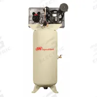 INGERSOLL RAND Electric Air Compressor: 5 hp, 2 Stage, Vertical, 60 gal, 14 cfm, 175 psi, 200V AC (MPN 2340L5-V-200/3). Key specifications — attr48430: INGERSOLL RAND; attr48445: 60 Hz; attr48448: Pressure Safety Valve; attr48450: 200V AC; attr48474: Three; attr48487: Vertical.