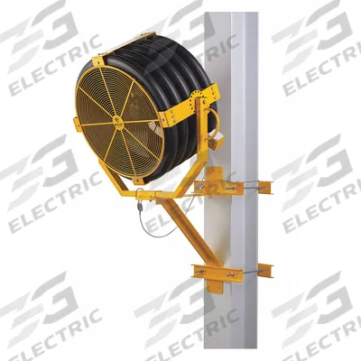 BIG ASS FANS Mounted Fan: 30 in Blade Dia, 110 to 125V AC, 1/3 hp Motor HP, Wall Mount - Standard Industrial Wall-Mount Fans
