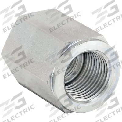 PARKER Metal Pipe Straight: Straight, Steel, 3/4 in x 3/4 in - Hydraulic Threaded Extreme-Pressure Pipe Fittings