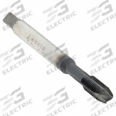 CLEVELAND Spiral Point Tap: #8-32 UNC, 2B, 3 Flute, Plug Chamfer, Hardlube Coated Cobalt (MPN C96008)